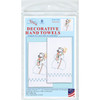 Jack Dempsey Stamped Decorative Hand Towels-Snowman - 5A003T8W-1HQ4V - 013155022902
