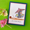 House Mouse Cling Rubber Stamp-Fun in the Sun - 5A003SZL-1HPC1