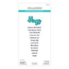 Spellbinders Clear Stamp & Die Set by Lisa Horton-Love and Hugs Sentiments - 5A003SZK-1HPC9 - 810205711232