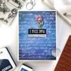 Hero Arts Cling Stamp 6"X6"-Positive Script Bold Prints - HA-CG911