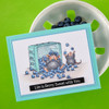 House Mouse Cling Rubber Stamp-Blueberry Buddies - 5A003SZT-1HPCK