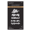 Spellbinders Press + Foil Plate & Die Set-Wedding Sentiments - 5A003T05-1HPCH - 810205712291