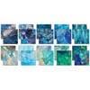 Craft Consortium Double-Sided Paper Pad 12"X12" 30/Pkg-Ink Drops - Ocean 2 - 5A003S2Y-1HNZ0