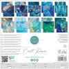 Craft Consortium Double-Sided Paper Pad 12"X12" 30/Pkg-Ink Drops - Ocean 2 - 5A003S2Y-1HNZ0