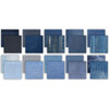 Craft Consortium Double-Sided Paper Pad 6"X6" 40/Pkg-Denim Textures - 5A003S34-1HNYW
