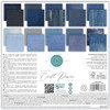 Craft Consortium Double-Sided Paper Pad 6"X6" 40/Pkg-Denim Textures - 5A003S34-1HNYW