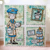 AALL And Create A7 Photopolymer Clear Stamp Set-Paper Hug - 5A003T0D-1HPF8