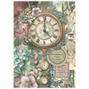 Stamperia Rice Paper A6 8/Pkg-Gardens of Time - 5A003N78-1HJPX