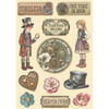 Stamperia Wooden Shapes A5-Gardens of Time - 5A003N7R-1HJPY