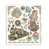 Stamperia Rub-On Selection 8x9 - 6/Pkg-Gardens of Time - 5A003N8H-1HJQ0