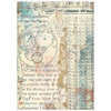 Stamperia Rice Paper Backgrounds A6 8/Pkg-Gardens of Time - 5A003N7P-1HJQB