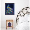 Diamond Dotz Diamond Facet Art Kit 8"X10" 4/Pkg-Neon Flock Peacock - 5A003T17-1HPFM