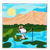 Diamond Dotz Diamond Facet Art Kit 10"X10"-Peanuts Great Outdoors - 5A003T14-1HPFR