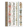 Stamperia A5 Washi Pad 8/Pkg-Gardens of Time - 5A003N7L-1HJNY