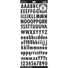 6 Pack - Sticko Alphabet Stickers-Black/Gold/Silver Futura - E5238396 - 015586906516