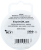 6 Pack - CousinDIY Cord Basics 7-Strand Beading Wire .45mmx40'-Silver - 32021-02