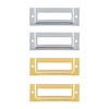 2 Pack - We R LabelIT .375" Bookplates 4/Pkg-Silver & Gold - 6600626
