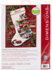 Dimensions Counted Cross Stitch Kit 16" Long-Santa's Truck Stocking - 8986 - 088677089863