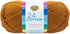 Lion Brand 24/7 Cotton Yarn-Goldenrod - 761-158 - 023032016245