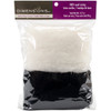 Dimensions Feltworks Bulk Roving 3.17oz-Black & White - 72-73839 - 088677738396