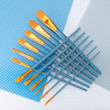Royal & Langnickel(R) Gold Taklon Angular Variety Pack Brush-12/Pkg - RSET9306