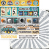 25 Pack - Memory Place Touchdown Football Cardstock 12"X12"-Big Play - 5A003QX9-1HMG5 - 4582248619030