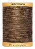 3 Pack - Gutermann Natural Cotton Thread Variegated 876yd-Brown Sugar & Cinnamon - 800CV-9948 - 4008015671716