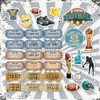 3 Pack - Memory Place Ephemera-Touchdown Football - 5A003QXD-1HMFV
