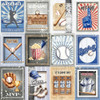 25 Pack - Memory Place Baseball Cardstock 12"X12"-Home Run - 5A003QXC-1HMFW