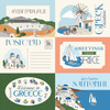 25 Pack - Carta Bella Greece Double-Sided Cardstock 12"X12"-6x4 Journaling Cards - 5A003QW6-1HMDM