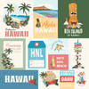 25 Pack - Carta Bella Hawaii Double-Sided Cardstock 12"X12"-Hawaii Journaling Cards - 5A003QW5-1HMBW