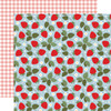 25 Pack - Echo Park Strawberry Fields Cardstock 12"X12"-Fresh Picked Strawberries - 5A003QRJ-1HM68 - 810208647682