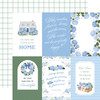 25 Pack - Carta Bella Flower Shoppe Cardstock 12"X12"-4x6 Journaling Cards - 5A003QSN-1HM6J - 810208647453