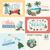 25 Pack - Carta Bella Hawaii Double-Sided Cardstock 12"X12"-6x4 Journaling Cards - 5A003QW5-1HMDB