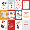 25 Pack - Echo Park Mouse And Me Birthday Cardstock 12"X12"-3x4 Journaling Cards - 5A003QV5-1HM99