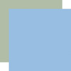 25 Pack - Carta Bella Flower Shoppe Cardstock 12"X12"-Blue/Lt. Green - 5A003QSN-1HM70 - 810208647521
