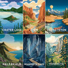 25 Pack - Carta Bella National Parks No. 2 Cardstock 12"X12"-Discover Journaling Cards - 5A003QTJ-1HM8P