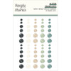 3 Pack - Simple Stories Glitter Enamel Dots-Vintage Timeless Harmony - 5A003Q8X-1HKZB - 810191525387