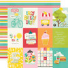 25 Pack - Simple Stories Sweet Summertime Double-Sided Paper 12"X12"-3x4 Elements - 5A003Q4P-1HKKR - 810191524588
