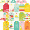25 Pack - Simple Stories Sweet Summertime Double-Sided Paper 12"X12"-Tag Elements - 5A003Q4P-1HKKL - 810191524564