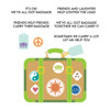 Spellbinders Clear Stamp & Die Set-Retro Suitcase & Sentiments - 5A003QYR-1HMH4