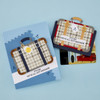 Spellbinders Clear Stamp & Die Set-Retro Suitcase & Sentiments - 5A003QYR-1HMH4