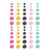 3 Pack - Simple Stories Glossy Enamel Dots-Totally 80's - 5A003Q48-1HKK1