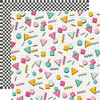 25 Pack - Simple Stories Totally 80's Double-Sided Paper 12"X12"-Totally Awesome! - 5A003Q47-1HKJW - 810191524342