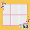 3 Pack - Simple Stories Simple Page Pieces Die Cuts-Totally 80's - 5A003Q43-1HKJY