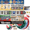 Memory Place Volleyball Cardstock 12"X12"-Volleyball - 5A003QXS-1HMGB - 4582248619214