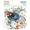 Simple Stories Floral Bits & Pieces Die Cuts-Vintage Sand & Sea - 5A003Q5B-1HKLQ - 810191524991