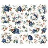 Simple Stories Floral Bits & Pieces Die Cuts-Vintage Sand & Sea - 5A003Q5B-1HKLQ