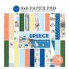 Carta Bella Double-Sided Paper Pad 6"X6"-Greece - 5A003QVW-1HMCB - 810208649297