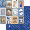 Memory Place Baseball Cardstock 12"X12"-Home Run - 5A003QXC-1HMFW - 4582248619122